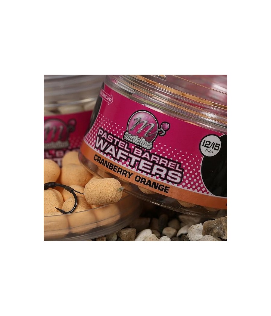 kaper sklep Mainline Pastel Barrel Wafters 12/15mm 150ml Cranberry Orange