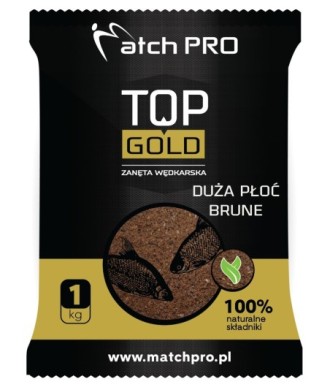 kaper sklep MATCHPRO Zanęta Top Gold Duża Płoć Brune 1kg