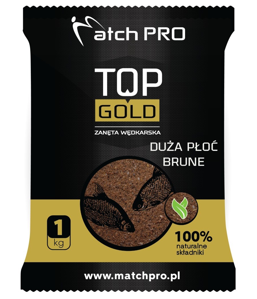 kaper sklep MATCHPRO Zanęta Top Gold Duża Płoć Brune 1kg