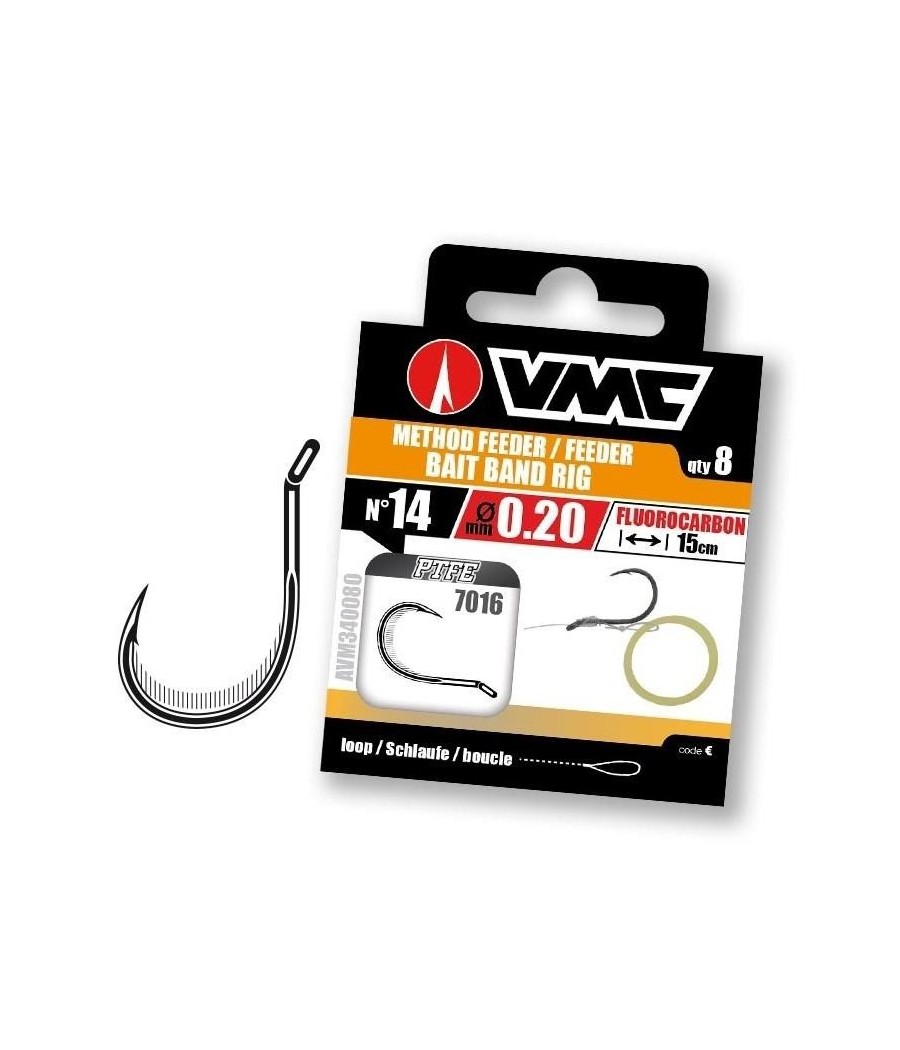 VMC MF Bait Band Rig n.12 /0.25/ 15cm Fluorocarbon