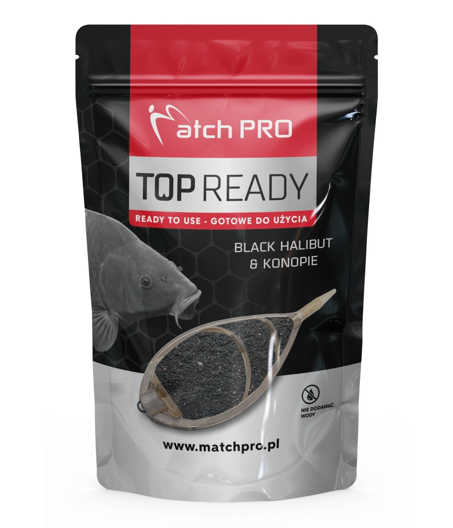 kaper sklep Match PRO READY METHODMIX BLACK HALIBUT & KONOPIE 700g