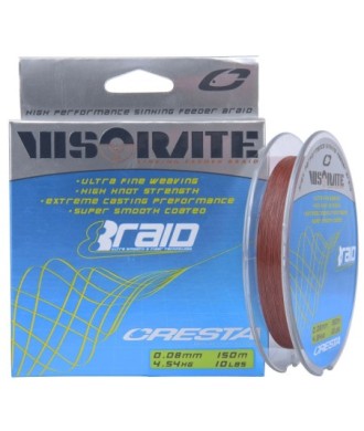 CRESTA VISORATE FEEDER BRAID 150m 0 08mm