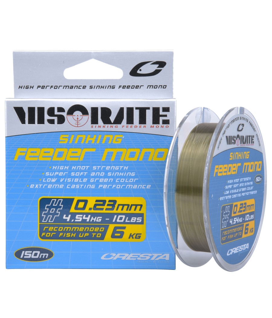 CRESTA VISORATE SINKING FEEDER MONO 0.18mm 150m