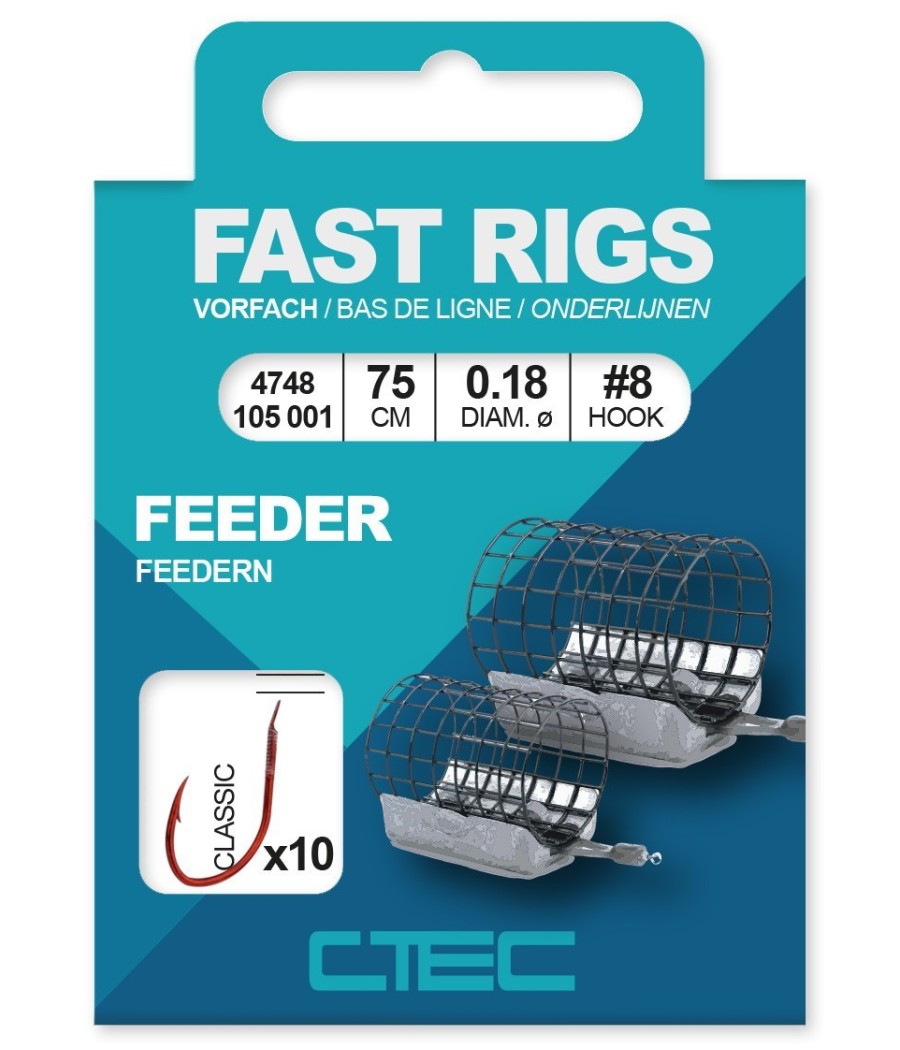 Spro Przypony Classic Feeder 0,12 hak 12 75cm 10szt