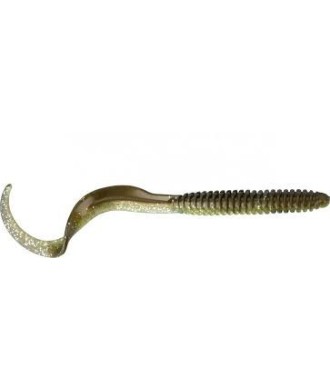 Savage Gear sg RIB WORM 9cm green silver