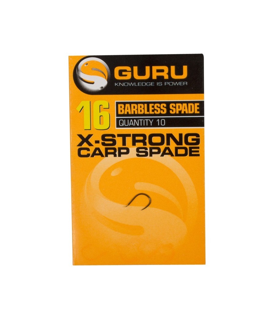 Guru Haczyki X-Strong Carp Spade 10 Barbless 10szt