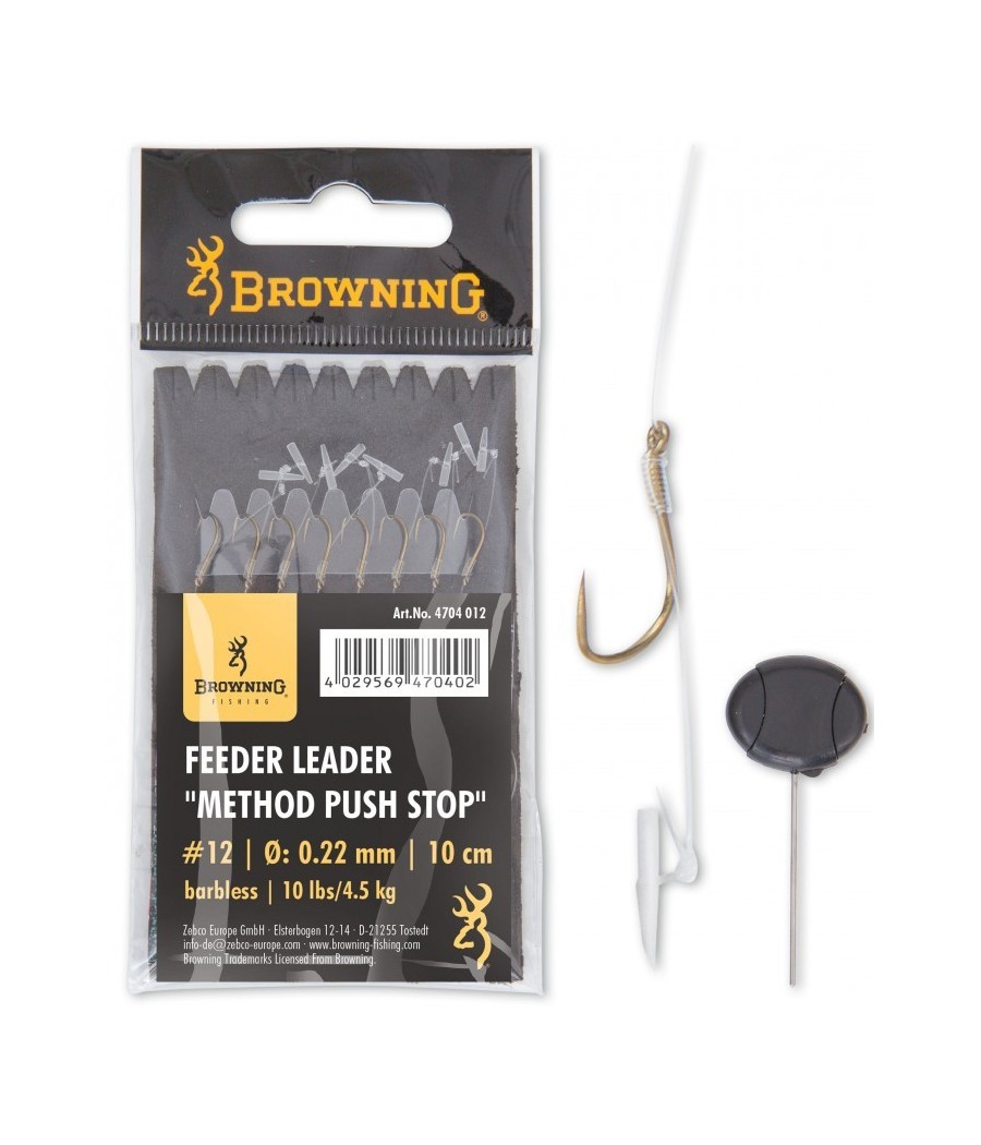 Browning Przypony F.M Push Stop BARBLESS 10cm  roz. 14