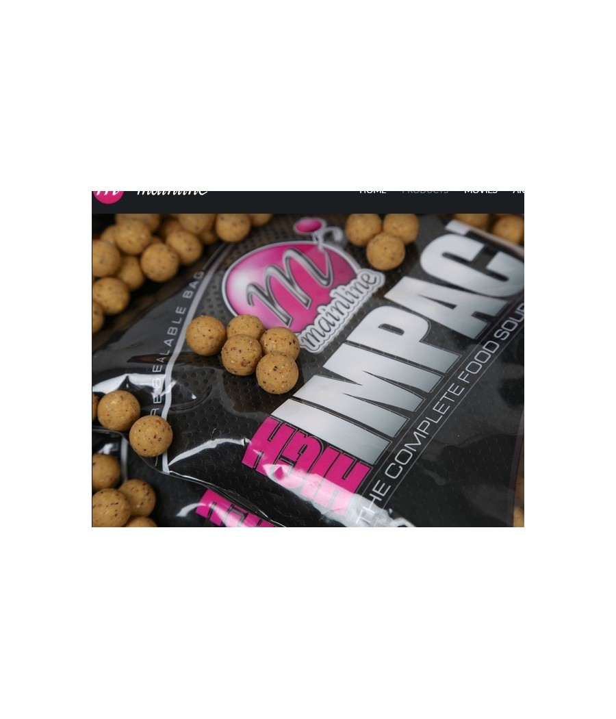 kaper sklep Mainline Response Range Boilies Black Halibut 15mm