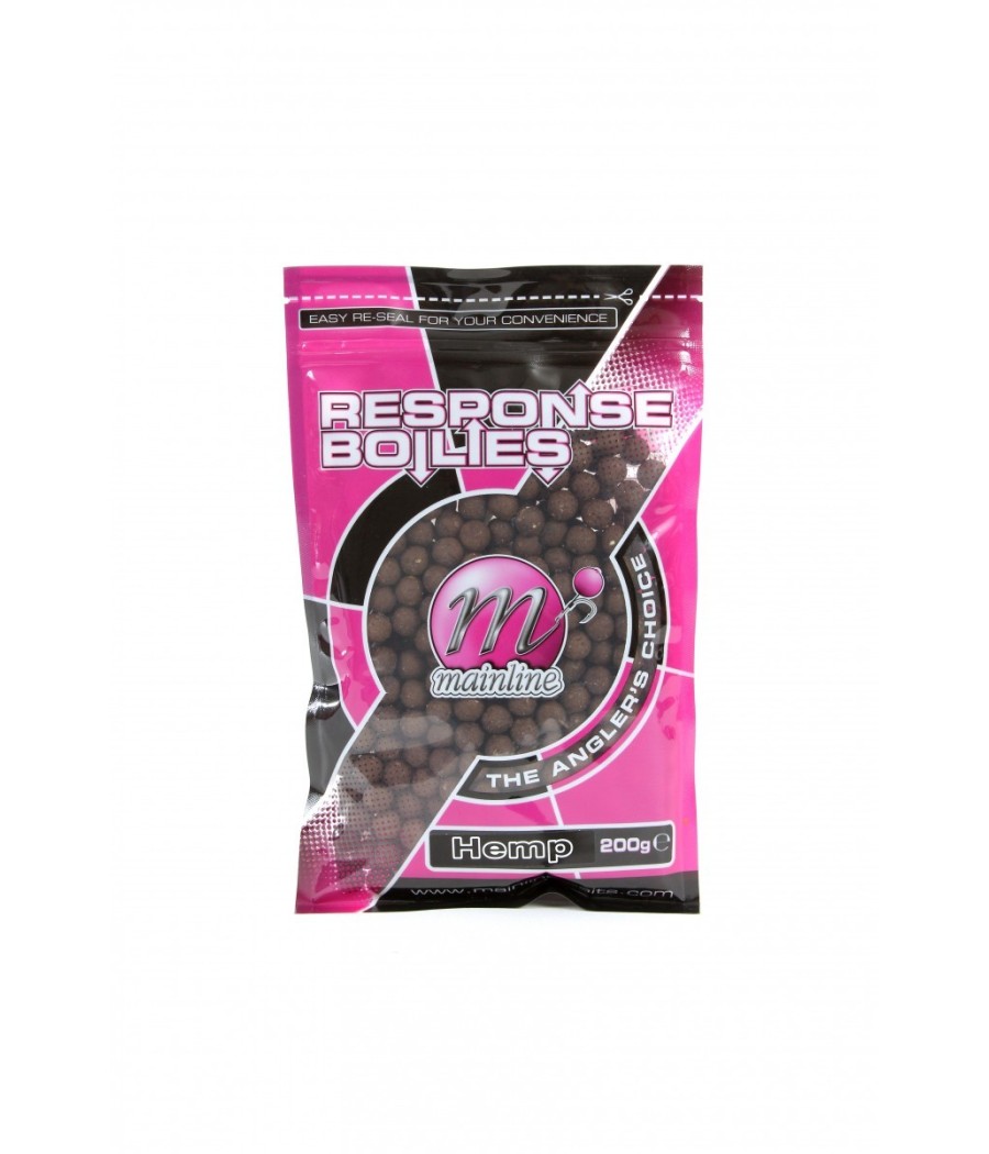 Mainline Response Range Boilies Black Halibut 18mm