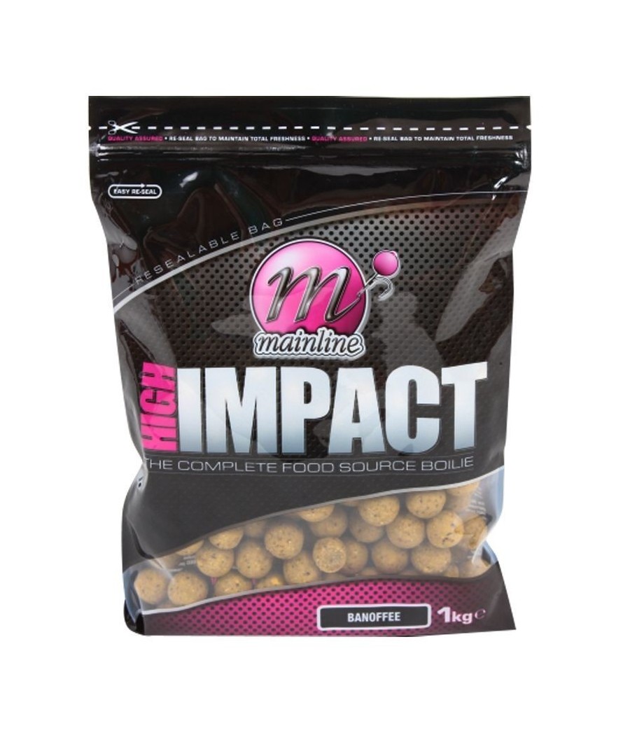 kaper sklep MAINLINE High Impact Boilies Banoffee 20mm Kulki 1kg