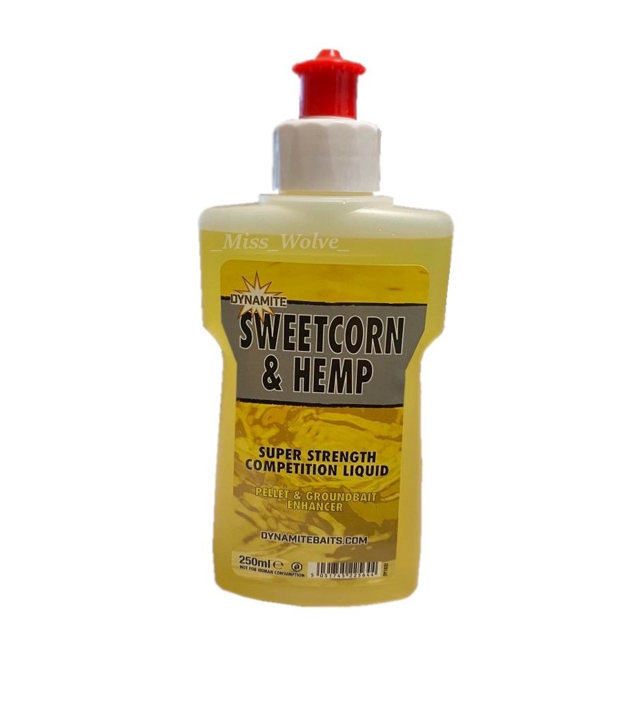 Dynamite Baits XL Liquid sweetcorn & hemp 250ml