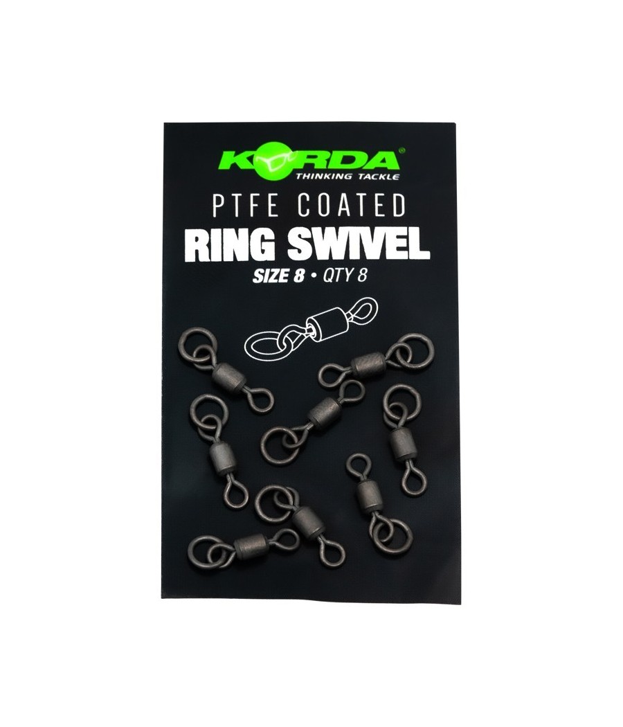 Kaper Sklep Korda KRĘTLIK Z KÓŁECZKIEM PTFE Ring Swivel roz.8