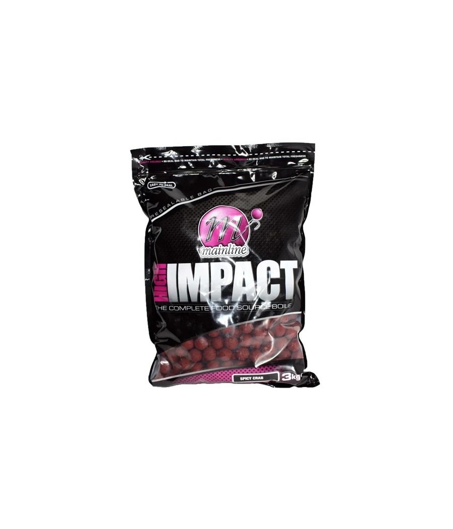 kaper sklep MAINLINE High Impact Spice Crab Boilies 20mm 3kg