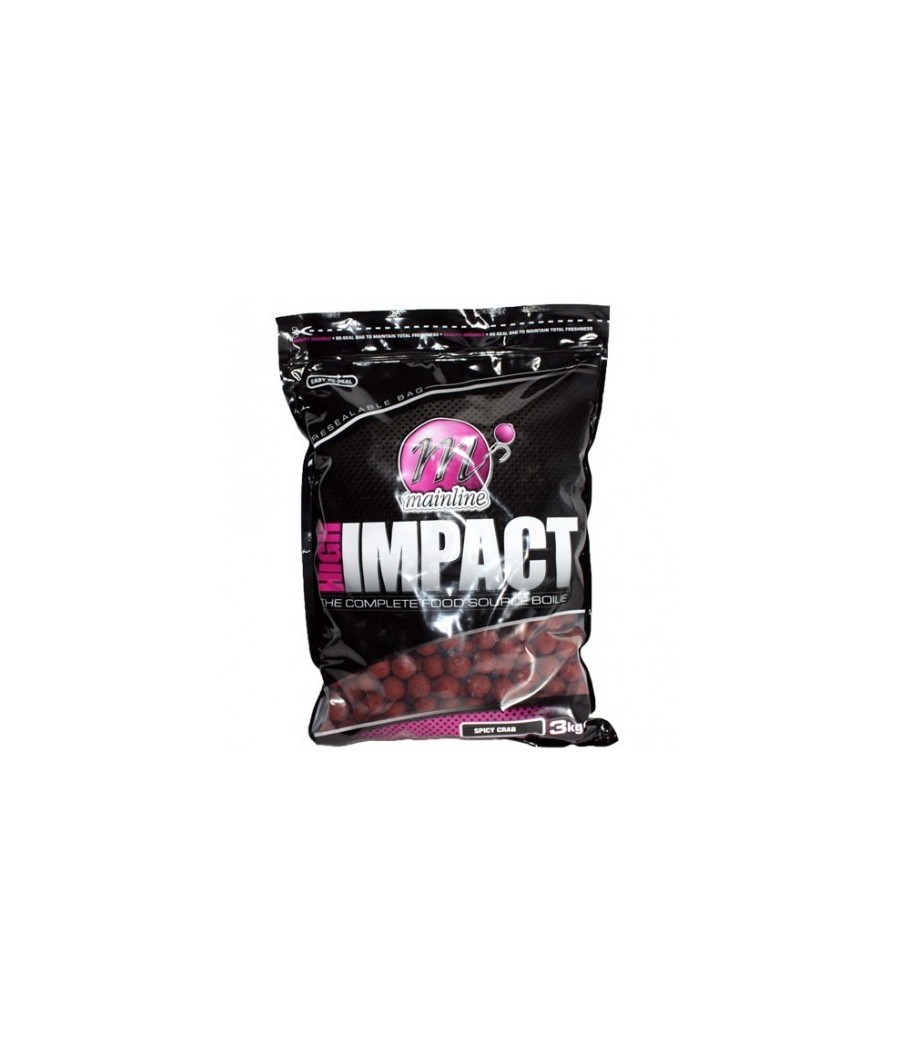 kaper sklep MAINLINE High Impact Spice Crab Boilies 20mm 3kg