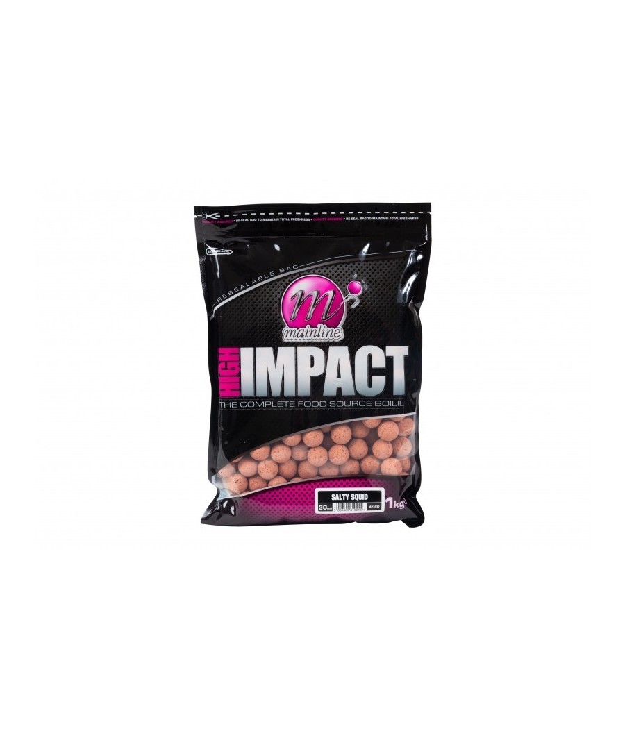 MAINLINE High Impact Salty Squid Boilies 20mm 3kg