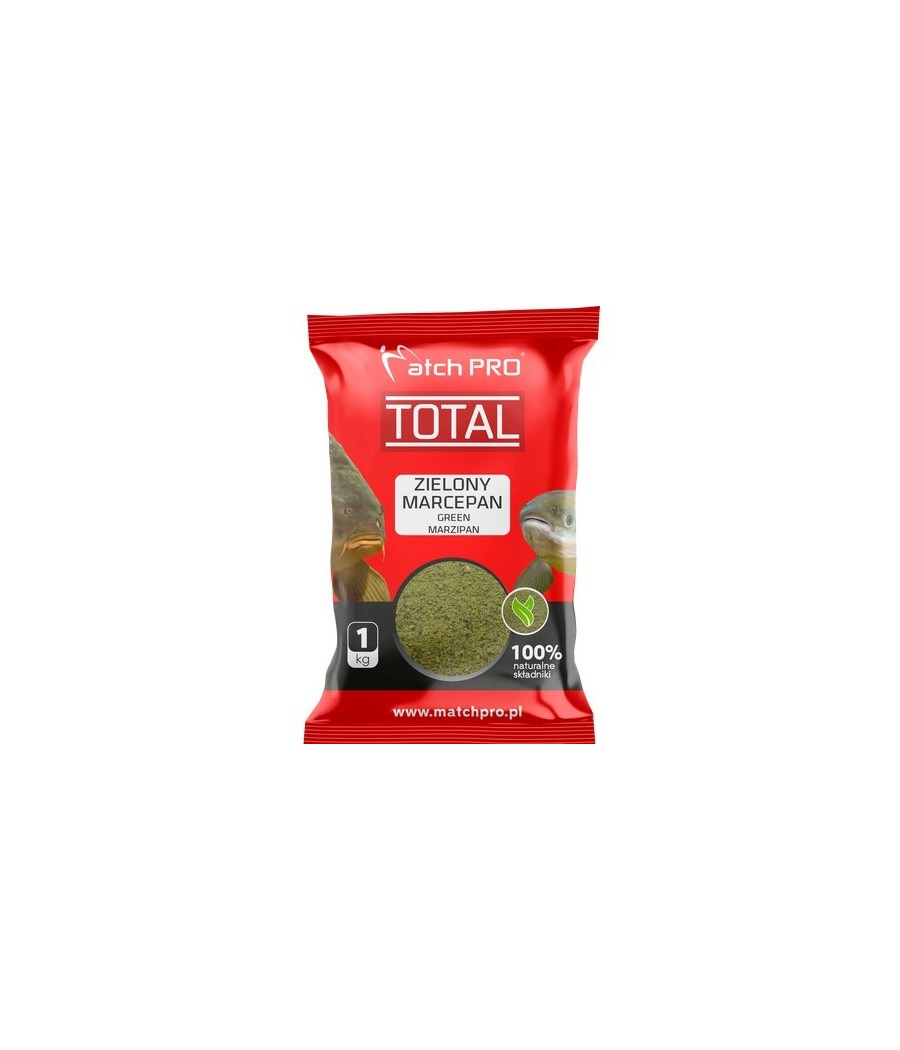 kaper sklep Matchpro Zanęta Total Zielony Marcepan 1kg