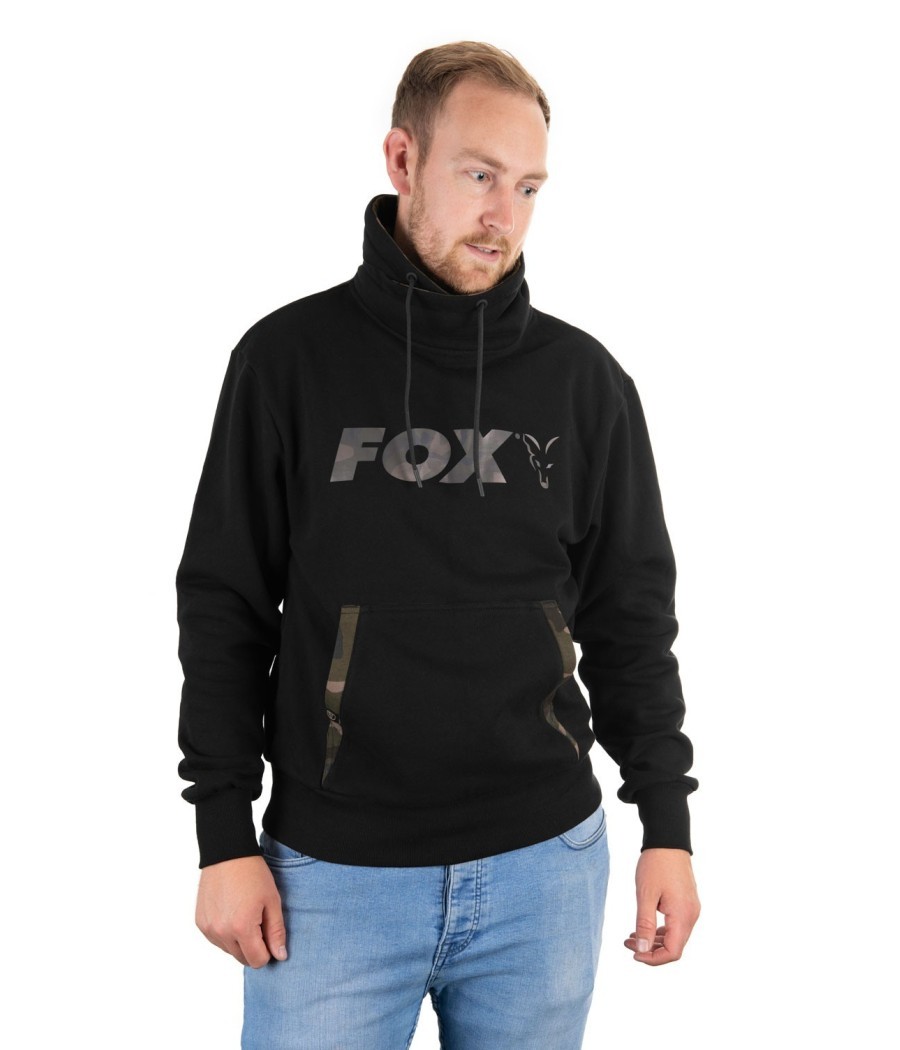 FOX Bluza Black/Camo High Neck XXL