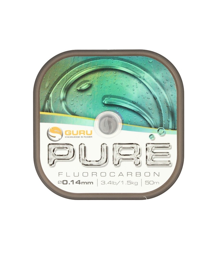 Pure Fluorocarbon Guru 50m - 0.08mm // 1lb