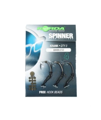 Korda - Spinner Hook Sections Krank Barbless 4