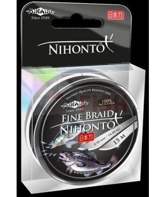 Mikado Plecionka Nihonto Fine Braid 0,16mm-15m - Black