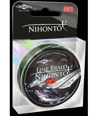 Mikado Plecionka Nihonto Fine Braid 0,08mm-15m - Green