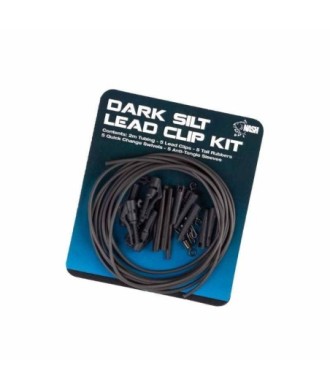 Nash lead clip pack dark silt 5szt.