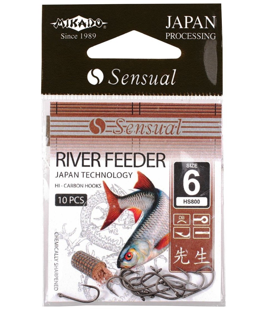 kaper sklep Mikado Haczyk Sensual River Feeder nr 10 10szt