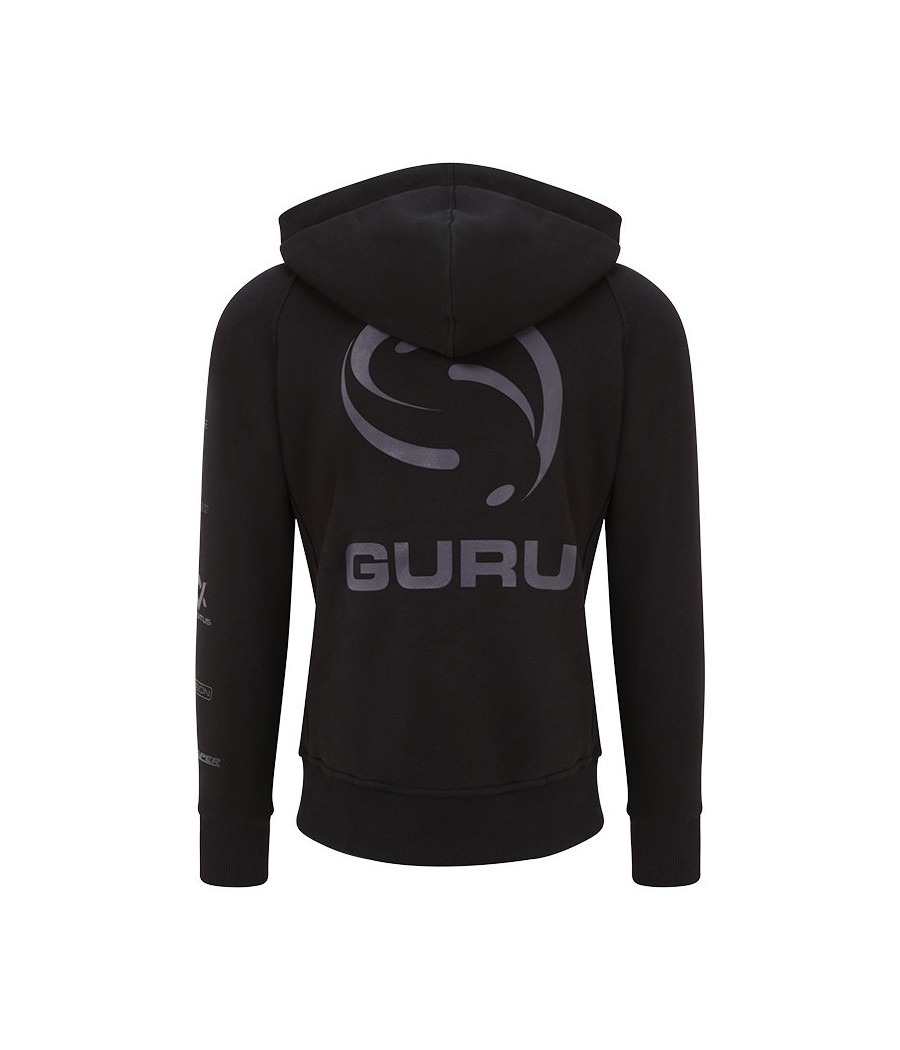 GURU BLUZA Z KAPTUREM SEMI LOGO BLCK  roz.S