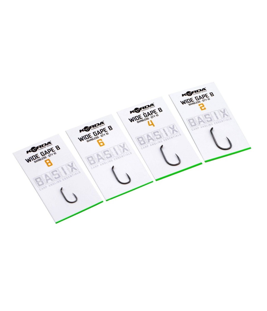 Korda Haczyki WIDE GAPE BASIX roz.4 Korda Haczyki WIDE GAPE BASIX roz.4