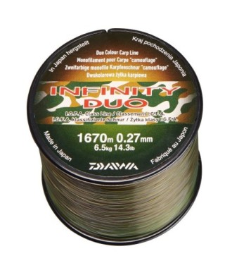 DAIWA  ŻYŁKA Infinity Duo Camo 12ft/3lb