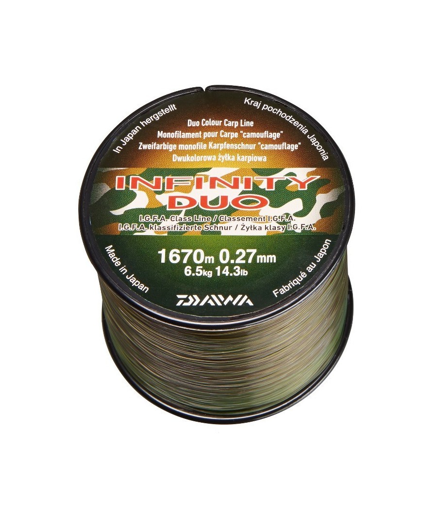 DAIWA  ŻYŁKA Infinity Duo Camo 12ft/3lb