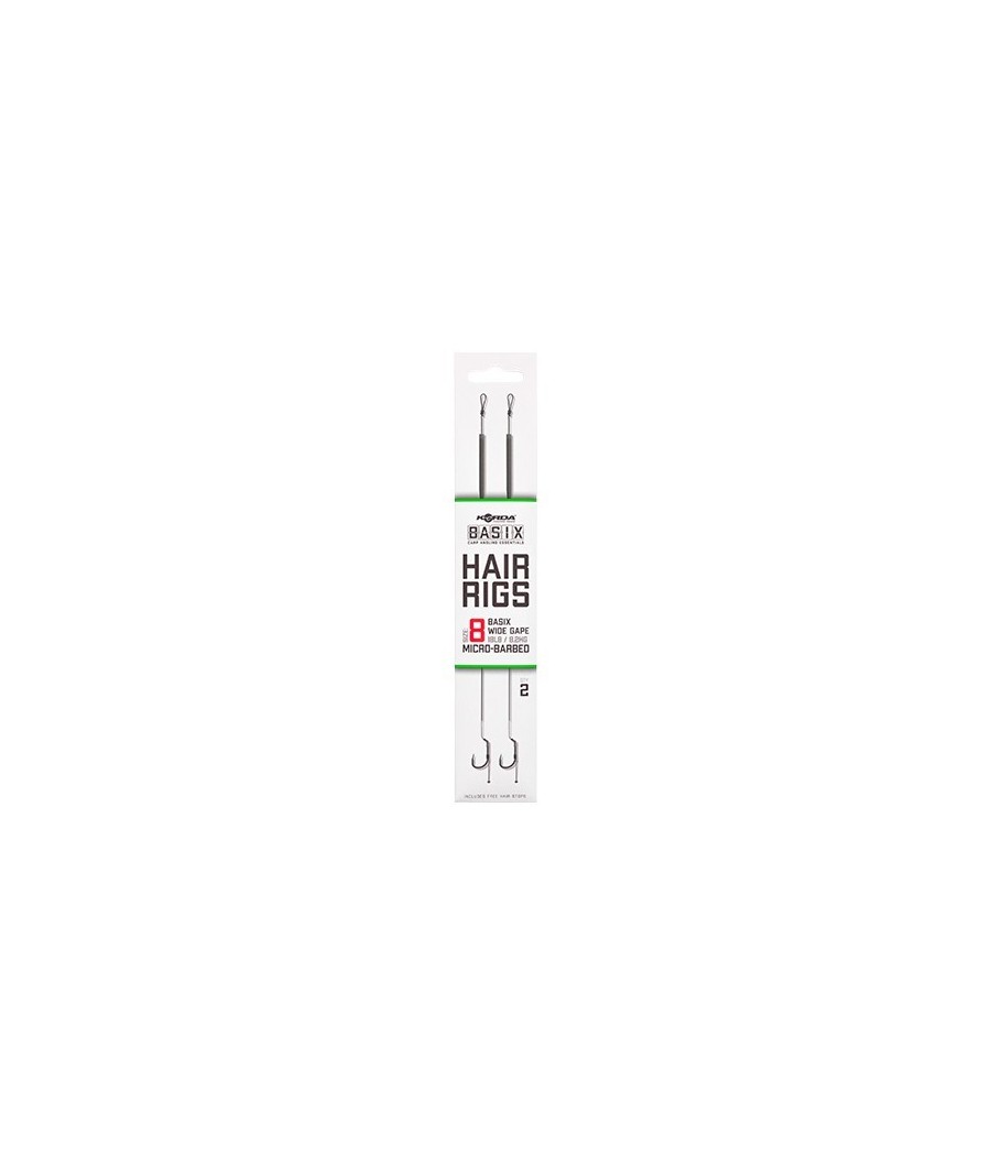 kaper sklep Korda Basix Hair Rig Wide Gape roz.8 /2szt.