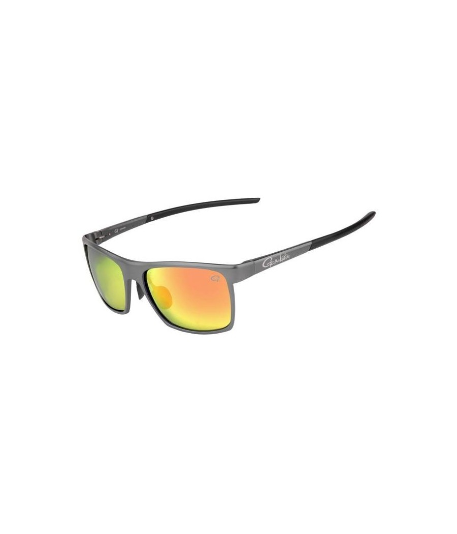 Gamakatsu okulary G-glasses Alu Grey Red Mirror