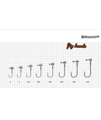 Mikado Sensual Główka Jigowa 10g-4/0 BN op.3szt