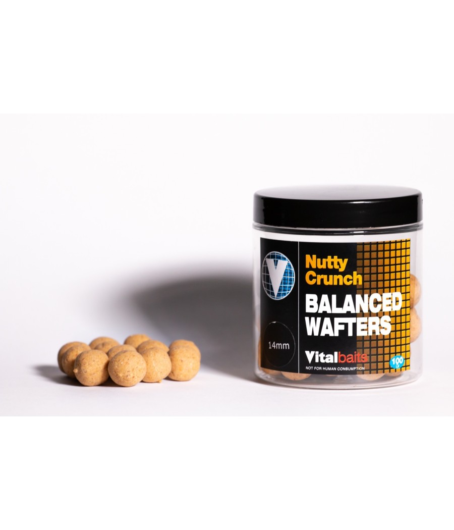 kaper sklep Vital Baits Hard Hook Bait Nutty Crunch 14mm 100g