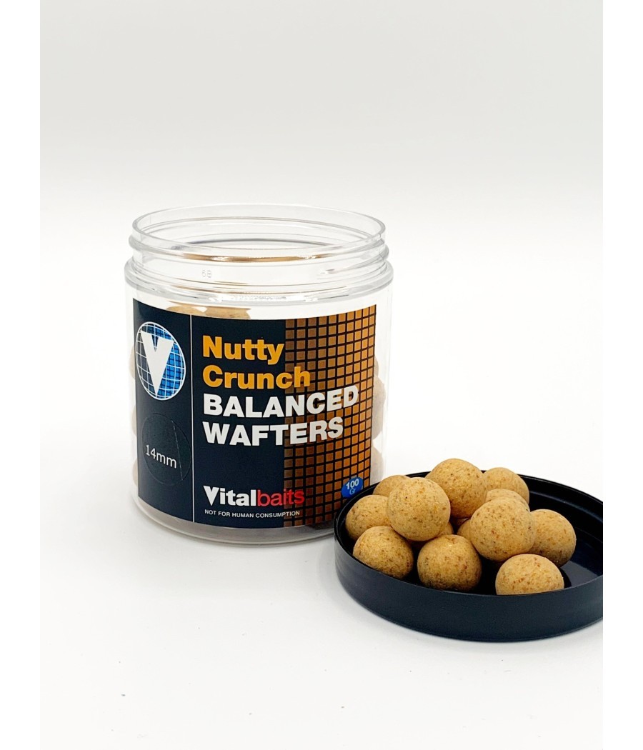 kaper sklep Vital Baits Hard Hook Bait Nutty Crunch 14mm 100g