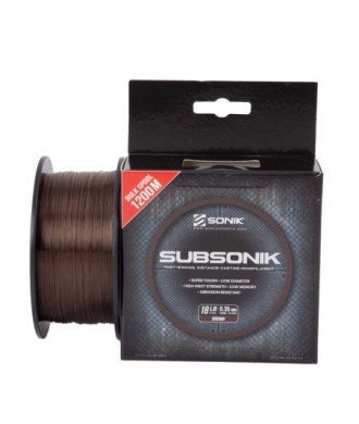 Sonik żyłka Subsonik 0.31mm 1200m 15lb Brown