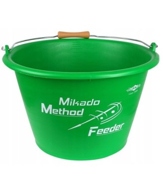 MIKADO Wiadro Method Feeder 17L zielone