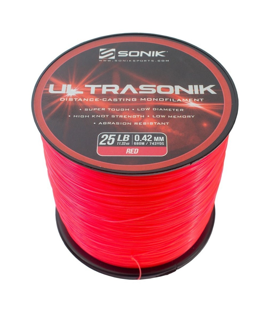 Sonik Żyłka Ultrasonik Red 0.42mm 25lb 680m
