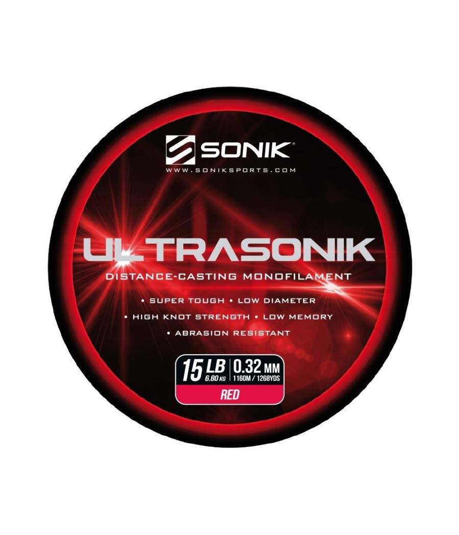 Sonik Żyłka Ultrasonik Red 0.42mm 25lb 680m