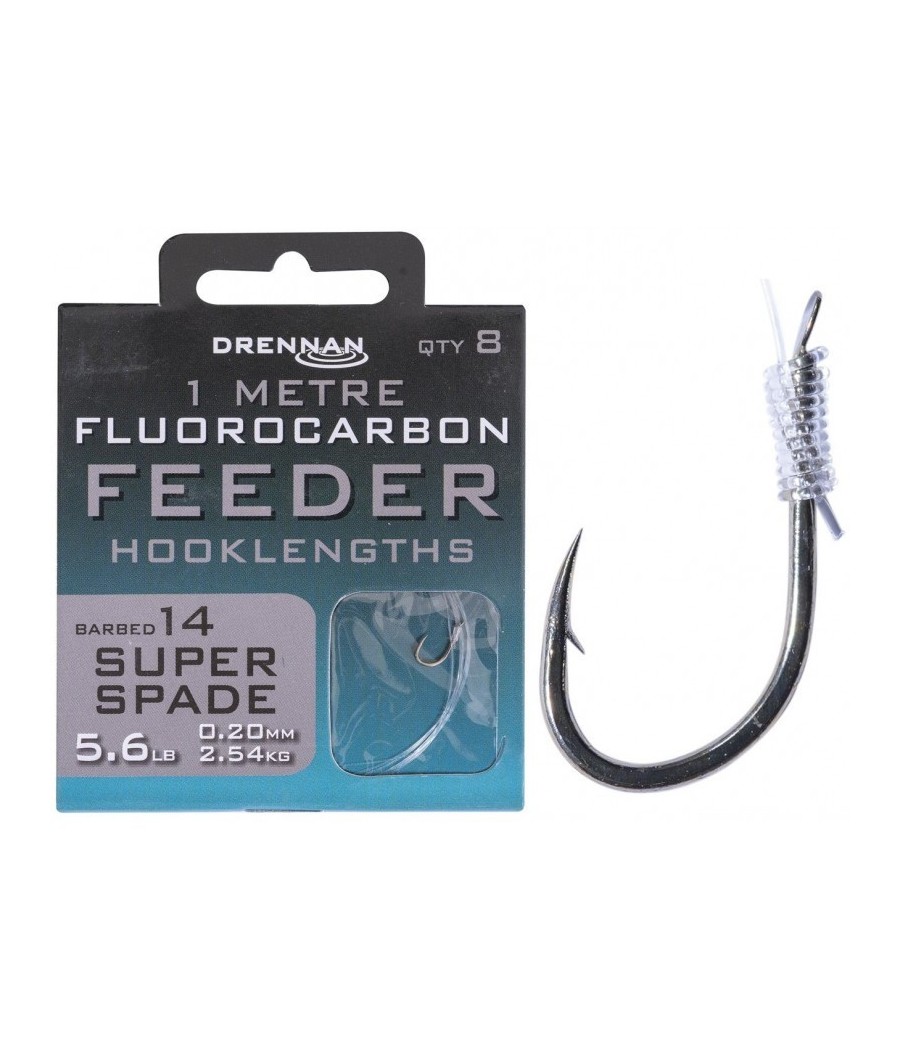 Drennan Przypony Fluoro Feeder 1m SUPER Spade 16