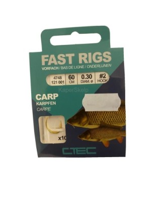 C-Tec Fast Rigs Carp Gold 60cm 0.30 hak 2