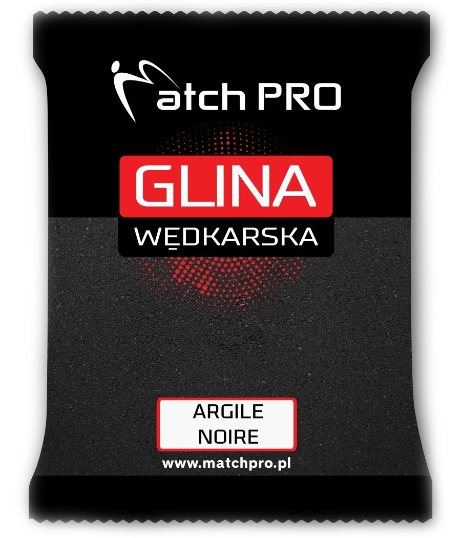 kaper sklep MatchPro Glina Argile Czarna Noire 2kg lekko klejąca