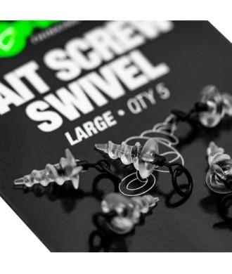 Korda Micro Ring Swivel Bait Screw Large 5 szt.