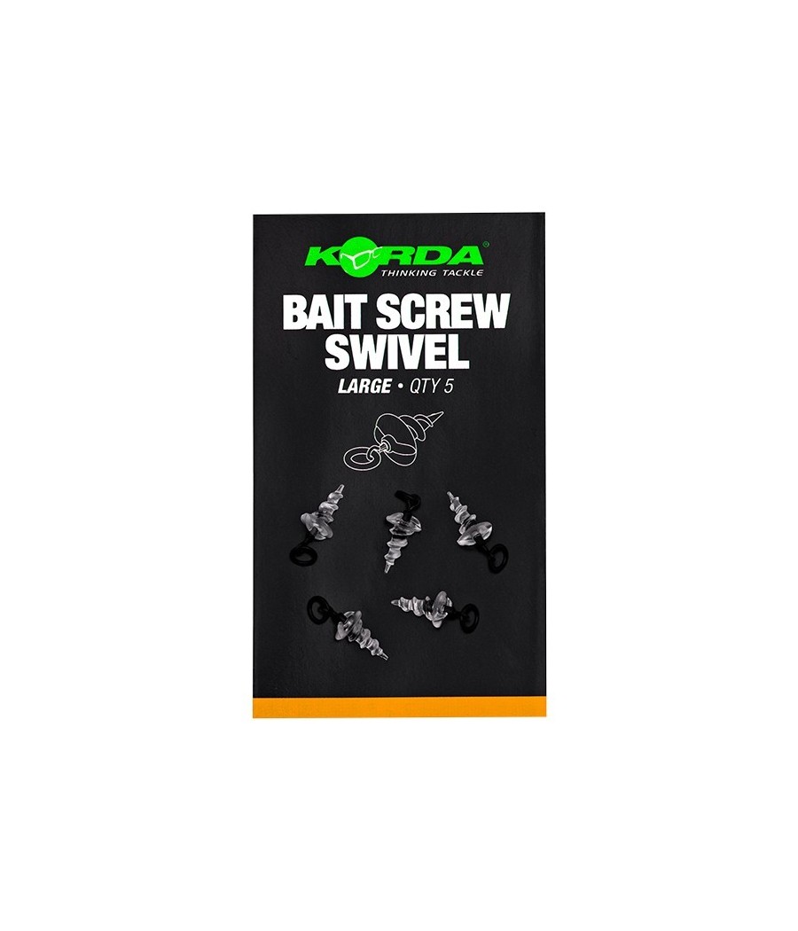 Korda Micro Ring Swivel Bait Screw Large 5 szt.