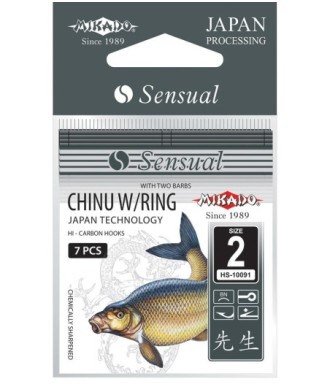 Mikado Haczyk Chinu Ring z zadziorami nr 10 - 10szt