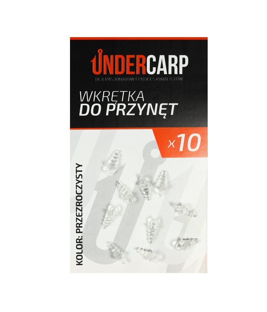 kaper sklep UNDERCARP Wkrętka do przynęt – przeźroczysta