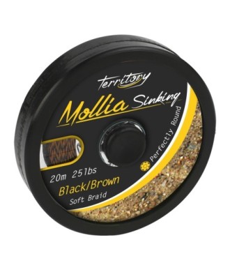 Mollia Plecionka Przyponowa Black/Brown 25lb