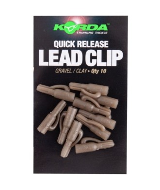 Kaper Sklep Korda Quick Release Lead Clips Gravel/Clay