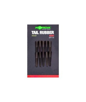 KORDA TAIL RUBBER NANO 10szt Weed